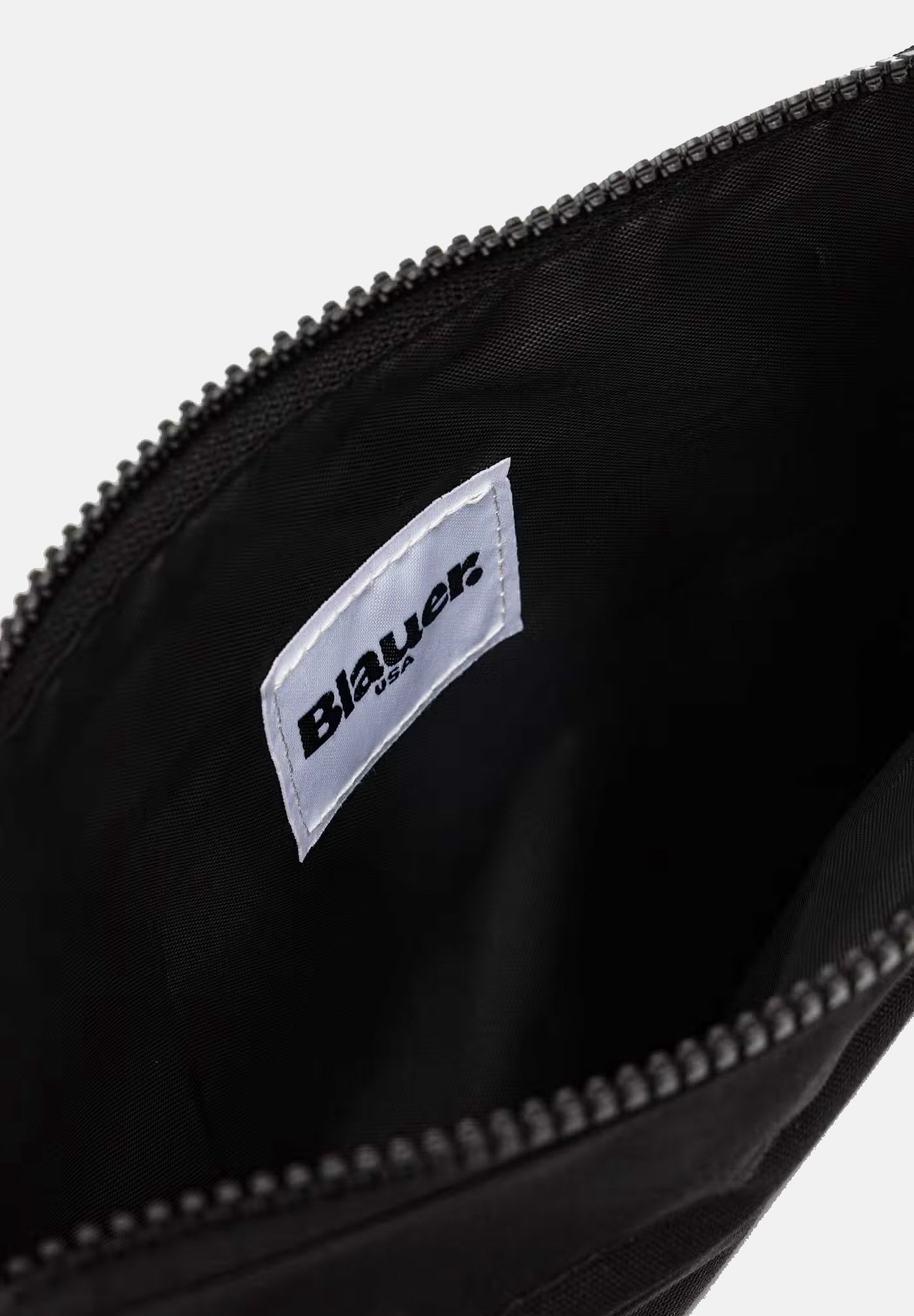 BLAUER Pochette a mano nera da uomo in tessuto tecnico F6THIN01ESS BLK BLAUER 