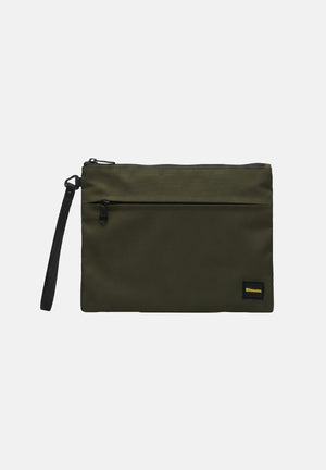 BLAUER Pochette a mano verde oliva da uomo in tessuto tecnico F6THIN01ESS OLI BLAUER 