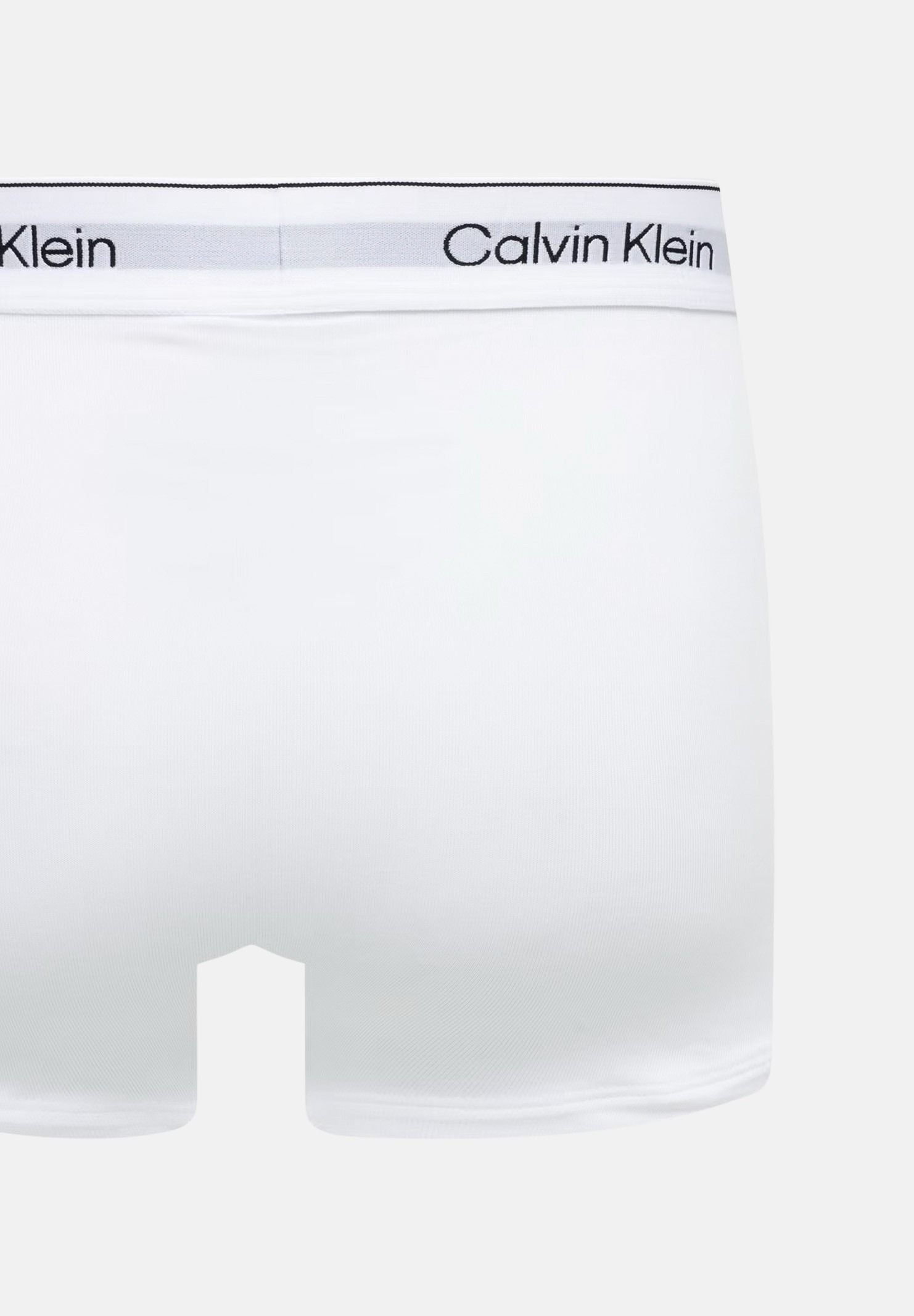 CALVIN KLEIN Boxer LOW RISE TRUNK 3 PACK ICON COTTON STRETCH White, Collegiate Logo Black e grigio, multicolore, uomo. LV00NB4389 5U4 CALVIN KLEIN 