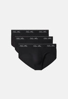 CALVIN KLEIN Slip (3 paia) TM6 neri da uomo con fascia logo iconico<BR/> LV00NB4606 TM6 CALVIN KLEIN 