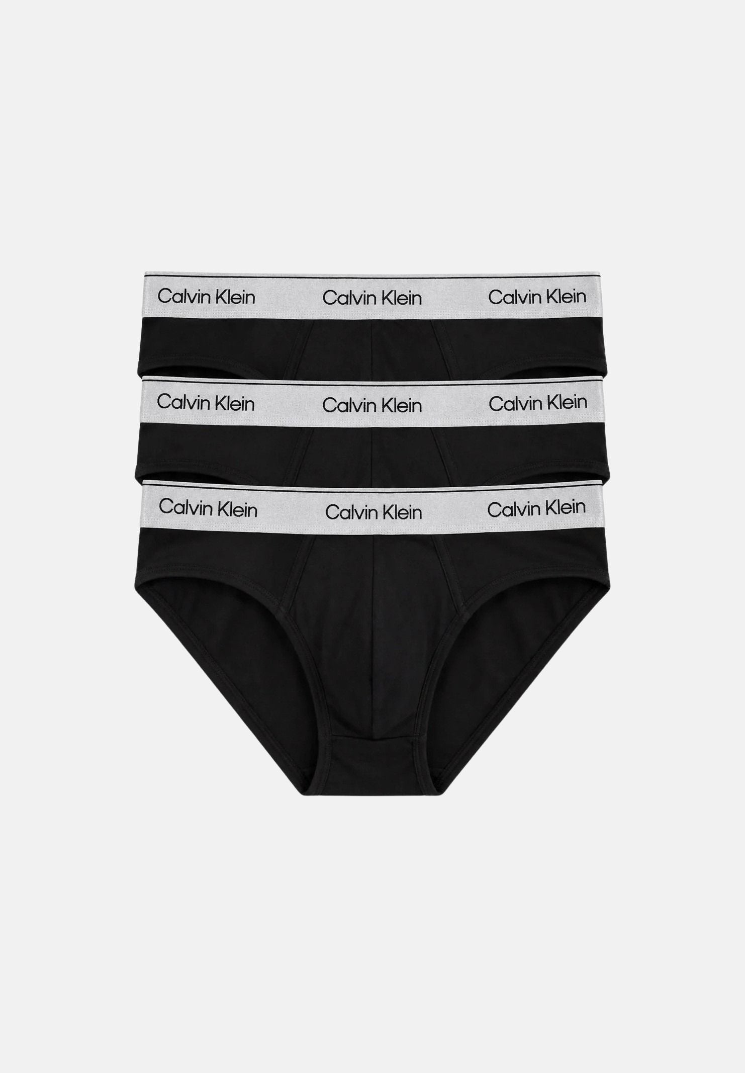 CALVIN KLEIN Slip (3 paia)  HIP BRIEF  neri per uomo LV00NB4729 4XB CALVIN KLEIN 