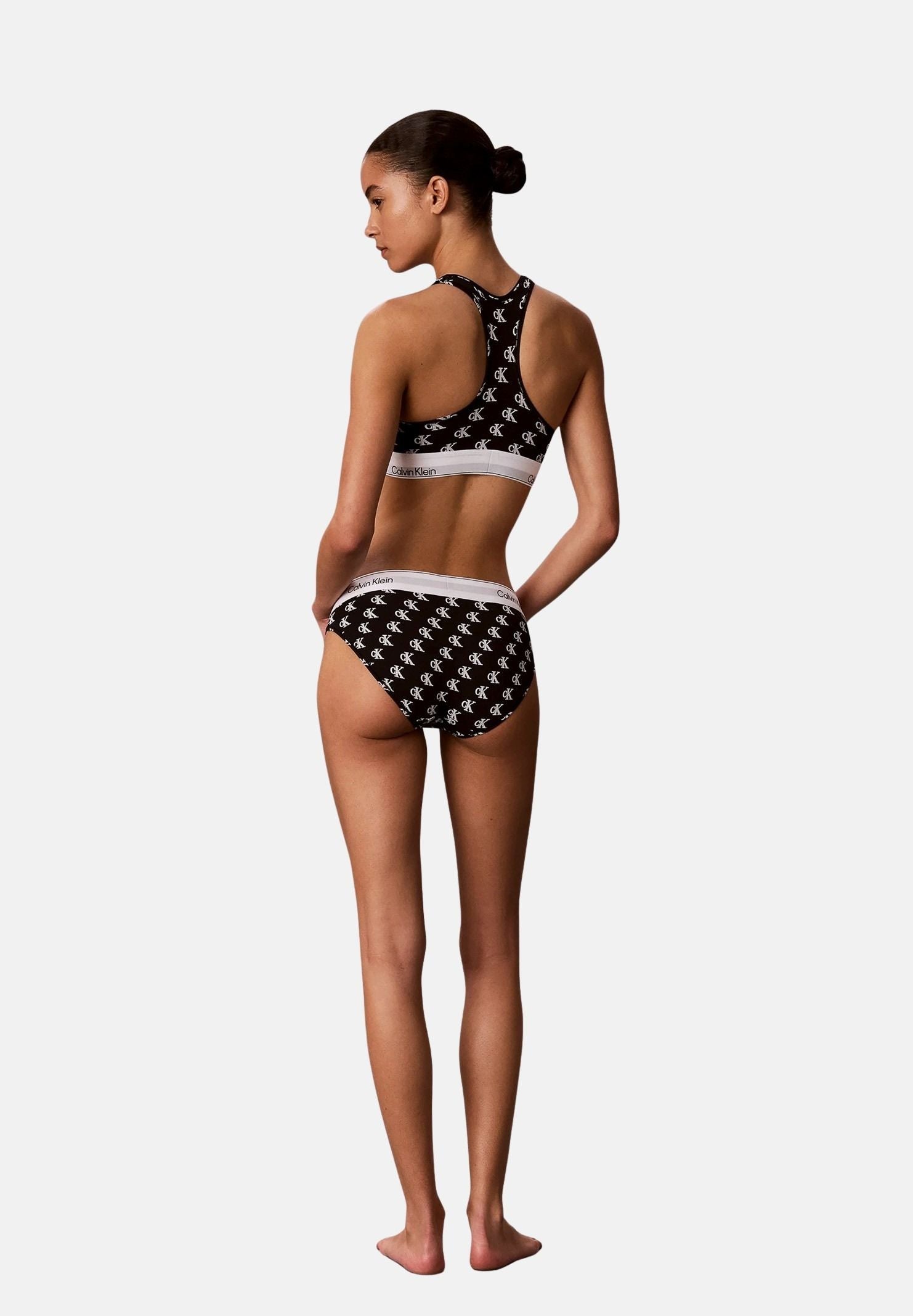 CALVIN KLEIN Brassière ICON COTTON MODAL JGJ, nero, donna. LV00QF8493 JGJ CALVIN KLEIN 