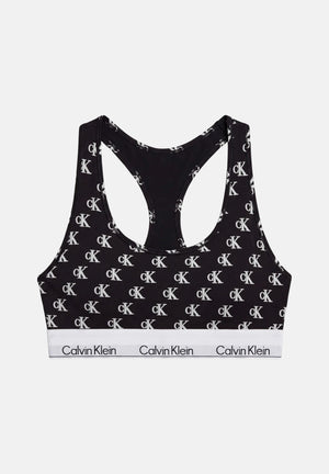 CALVIN KLEIN Brassière ICON COTTON MODAL JGJ, nero, donna. LV00QF8493 JGJ CALVIN KLEIN 