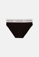 CALVIN KLEIN Slip ICON COTTON MODAL nero da donna con fascia logo LV00QF9073 UB1 CALVIN KLEIN 