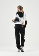 CALVIN KLEIN pantaloni jogger Monologo French Terry color Black, nero, da donna. LV047B235G UB1 CALVIN KLEIN 