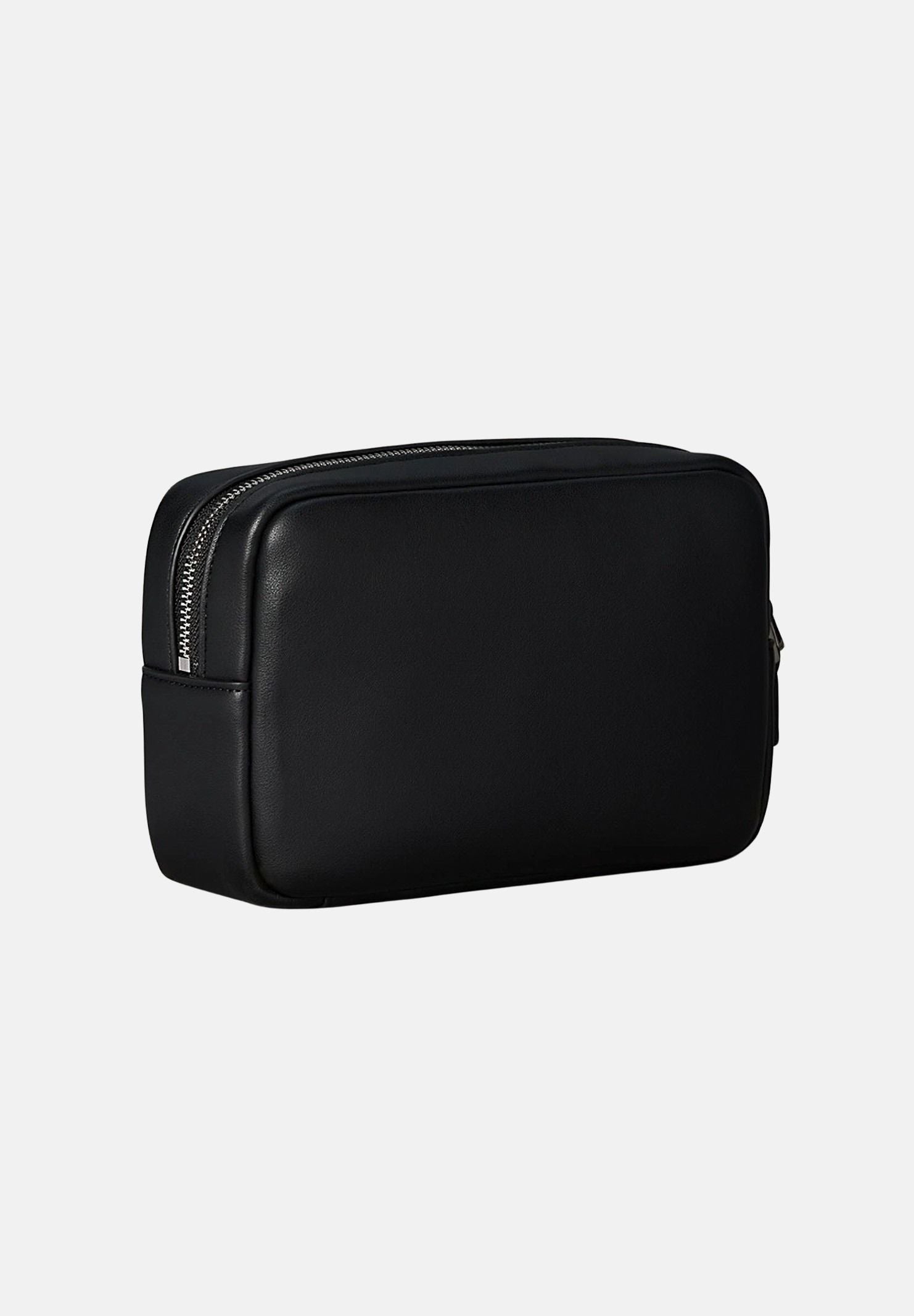 CALVIN KLEIN Borsa a mano nera per uomo con chiusura zip e cinturino da polso. LV04D1277G UB1 CALVIN KLEIN 