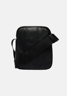 CALVIN KLEIN borsa a tracolla Emblem AOP Emboss Reporter colore black, nero, uomo LV04D3331G UB1 CALVIN KLEIN 