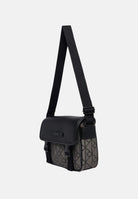 CALVIN KLEIN tracolla con logo monogram colore Lotus Beige-Black, beige e nero, uomo. LV04D3451G 7UL CALVIN KLEIN 