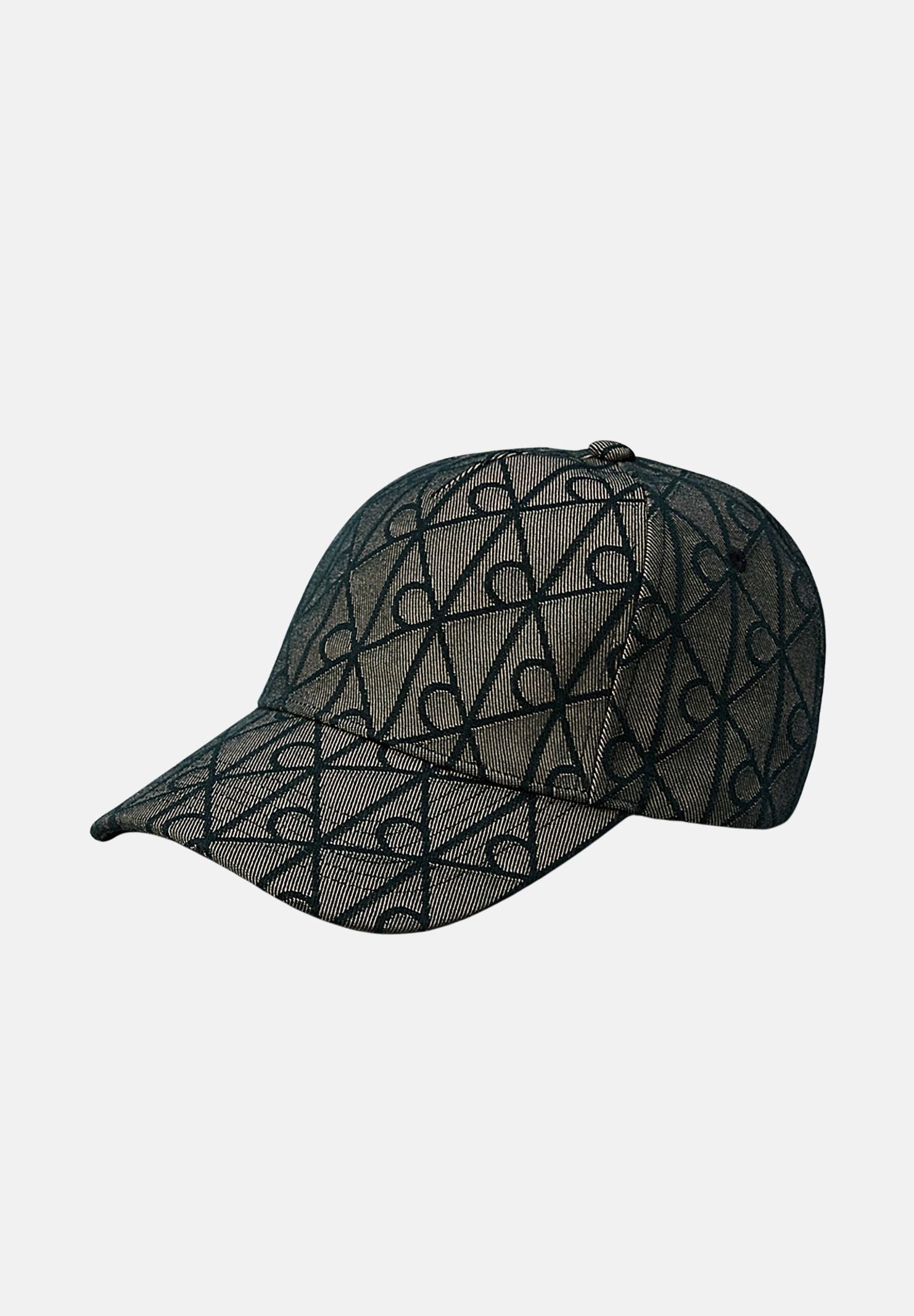 CALVIN KLEIN cappello baseball con motivo monogram, colore Lotus Beige-Black, beige e nero, unisex LV04D5125G 7UL CALVIN KLEIN 