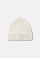 CALVIN KLEIN Cappello BEANIE  di lana panna per uomo e donna con patch logo frontale. LV04D8096G RM5 CALVIN KLEIN 