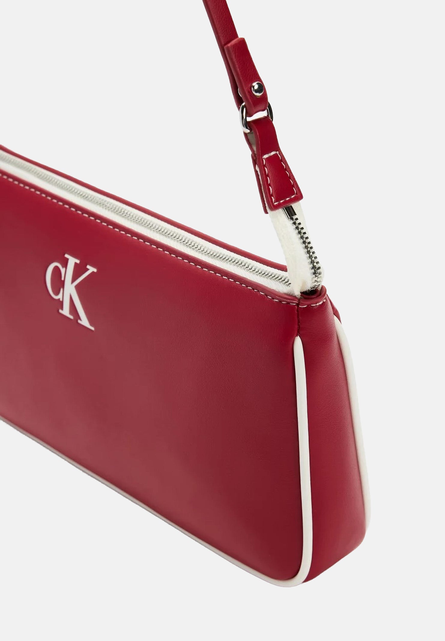 CALVIN KLEIN borsa media a spalla, Bordeaux Wine rosso bordeaux donna. LV04F1220G XLL CALVIN KLEIN 