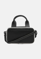 CALVIN KLEIN borsa mini a tracolla Contrast CK Mini Bauletto Bag, Black nero donna. LV04F1257G UB1 CALVIN KLEIN 