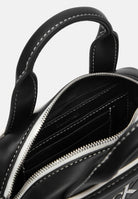 CALVIN KLEIN borsa mini a tracolla Contrast CK Mini Bauletto Bag, Black nero donna. LV04F1257G UB1 CALVIN KLEIN 