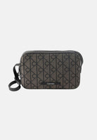 CALVIN KLEIN Borsa a tracolla Emblem Jacquard Camera Bag colore Lotus Beige-Black, beige e nero da donna LV04F3533G 7UL CALVIN KLEIN 
