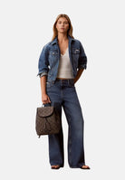 Calvin Klein zaino Emblem Jacquard Camera Bag in Lotus beige da donna LV04F3536G 7UL CALVIN KLEIN 