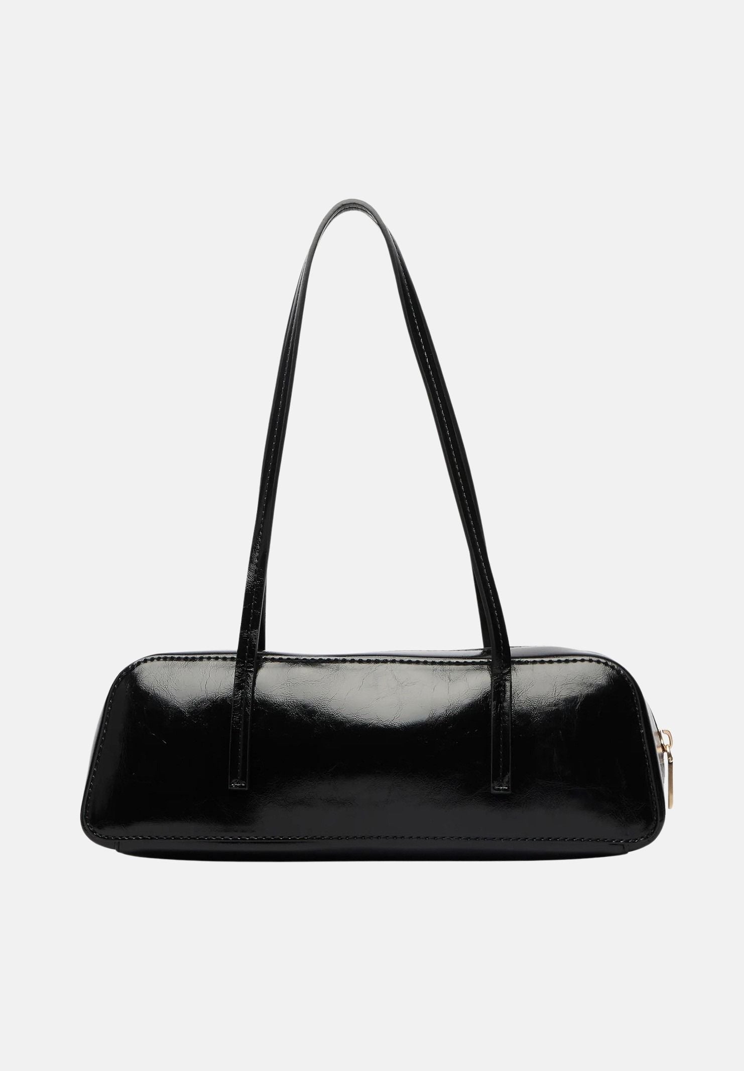 CALVIN KLEIN  borsa a spalla Foil Logo Glossy Bauletto, colore UB1 Black LV04F3638G UB1 CALVIN KLEIN 
