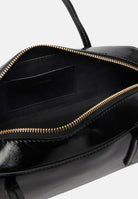 CALVIN KLEIN  borsa a spalla Foil Logo Glossy Bauletto, colore UB1 Black LV04F3638G UB1 CALVIN KLEIN 