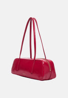 CALVIN KLEIN borsa media a spalla Foil Logo Glossy Bauletto Shoulder Bag Bordeaux Wine e bordeaux, donna. LV04F3638G XLL CALVIN KLEIN 
