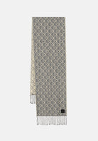 CALVIN KLEIN Stola Emblem AOP Jacquard Indigo Blue, da donna. LV04F9024G CEC CALVIN KLEIN 
