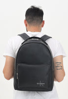CALVIN KLEIN Zaino nero da uomo con logo LV04G3042G UB1 CALVIN KLEIN 