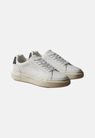 CALVIN KLEIN JEANS Sneakers CHUNKY CUPSOLE bianche e nere da uomo con dettagli a contrasto. HM0HM02206 01W CALVIN KLEIN JEANS 