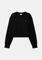 CALVIN KLEIN JEANS Felpa FRENCH TERRY, nera, da donna con logo CK minimal<BR/> LV047C911G UB1 CALVIN KLEIN JEANS 