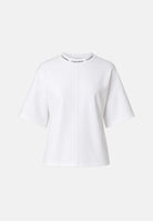 CALVIN KLEIN JEANS T-shirt color bright white bianca da donna con logo sul girocollo<BR/> LV047G235G YAF CALVIN KLEIN JEANS 