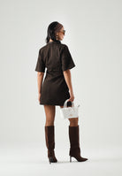 CALVIN KLEIN JEANS Abito corto SS Logo Rib Interlock T-Shirt Dress, da donna LV047G251G TO2 CALVIN KLEIN JEANS 