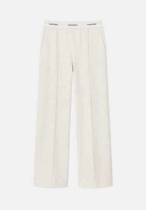 CALVIN KLEIN JEANS Pantaloni WAISTBAND vanilla beige da donna con fascia elastica logata LV047G253G P4P CALVIN KLEIN JEANS 