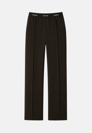 CALVIN KLEIN JEANS Pantaloni Logo Waistband Wide Leg Joggers dark coffee marrone, colore basico marrone, donna. LV047G253G TO2 CALVIN KLEIN JEANS 