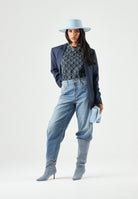CALVIN KLEIN JEANS Jeans BARREL CROPPED, airway blu da donna <BR/> LV047G748G YRE CALVIN KLEIN JEANS 
