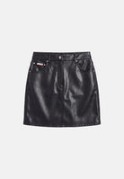 CALVIN KLEIN JEANS Gonna in eco-pelle FAUX LEATHER 5-POCKET nera da donna LV047H630G UB1 CALVIN KLEIN JEANS 