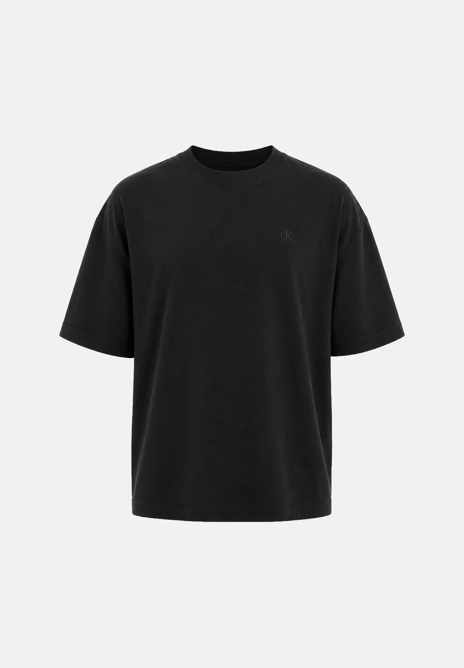 CALVIN KLEIN JEANS T-shirt EMBOSSED colore Black, nero, da uomo. LV04RAB806 UB1 CALVIN KLEIN JEANS 