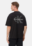CALVIN KLEIN JEANS T-shirt EMBOSSED colore Black, nero, da uomo. LV04RAB806 UB1 CALVIN KLEIN JEANS 