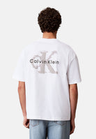 CALVIN KLEIN JEANS T-shirt EMBOSSED bright white bianca da uomo<BR/> LV04RAB806 YAF CALVIN KLEIN JEANS 