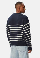 CALVIN KLEIN JEANS Maglione girocollo  Dark Sapphire, blu navy da uomo. LV04RG305G CEF CALVIN KLEIN JEANS 