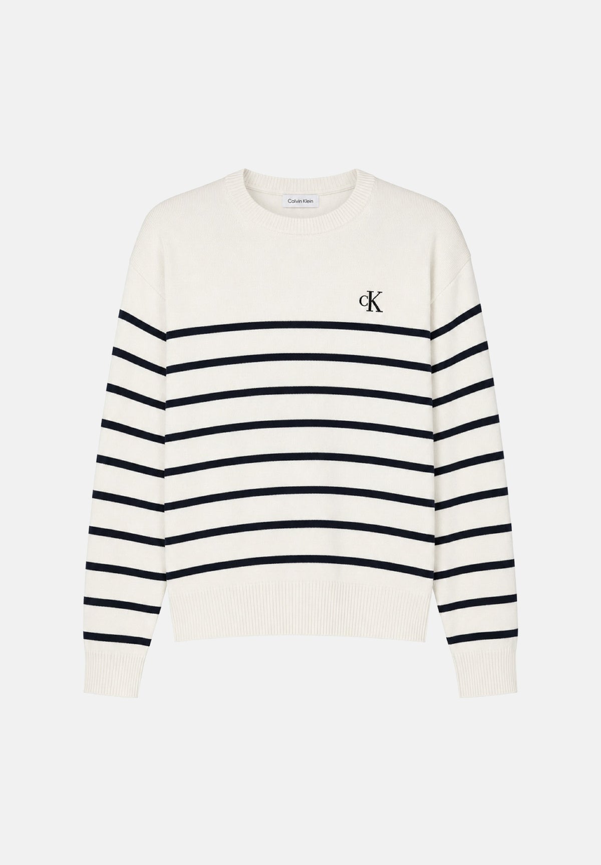 CALVIN KLEIN JEANS Maglione girocollo colore Tofu, beige chiaro da uomo. LV04RG305G YAS CALVIN KLEIN JEANS 