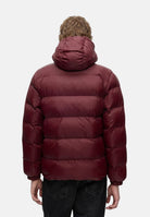 CALVIN KLEIN JEANS Piumino LIGHTWEIGHT NYLON HOODED PUFFER JACKET Merlot bordeaux scuro da uomo, LV04RG513G 2LN CALVIN KLEIN JEANS 