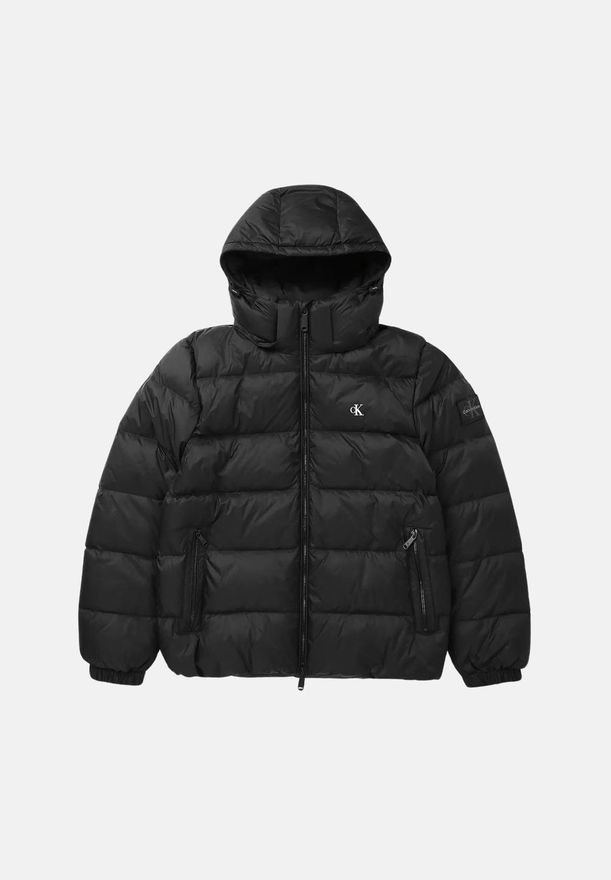 CALVIN KLEIN JEANS Piumino NYLON RELAXED PUFFER JACKET Black nero da uomo LV04RG515G UB1 CALVIN KLEIN JEANS 