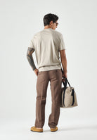 CALVIN KLEIN JEANS T-shirt  TRVL LINES SEASONAL TEE  beige da uomo LV04RG837G PED CALVIN KLEIN JEANS 