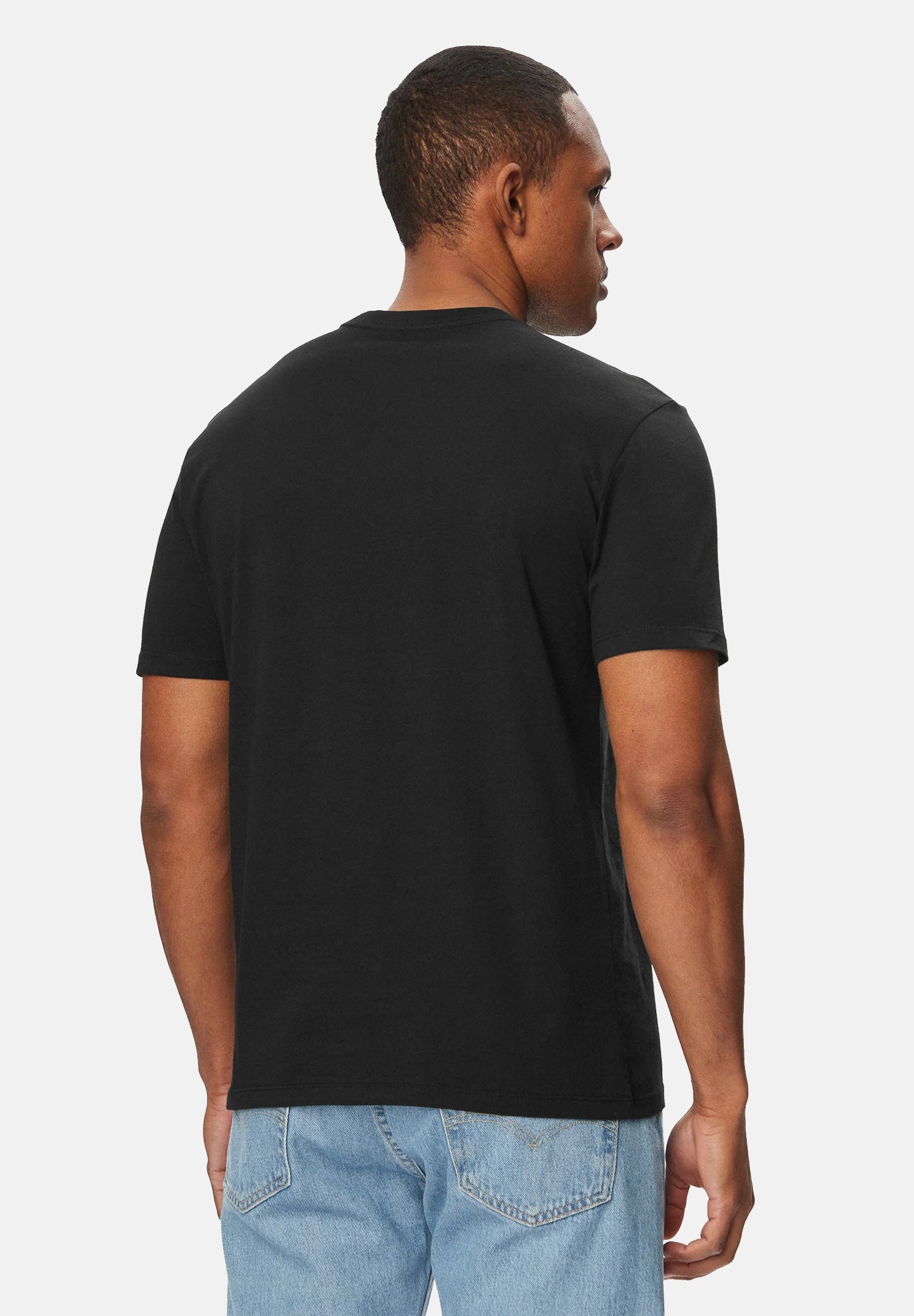 CALVIN KLEIN JEANS T-shirt LOGO GRAFIC nero da uomo <BR/> LV04RG837G UB1 CALVIN KLEIN JEANS 