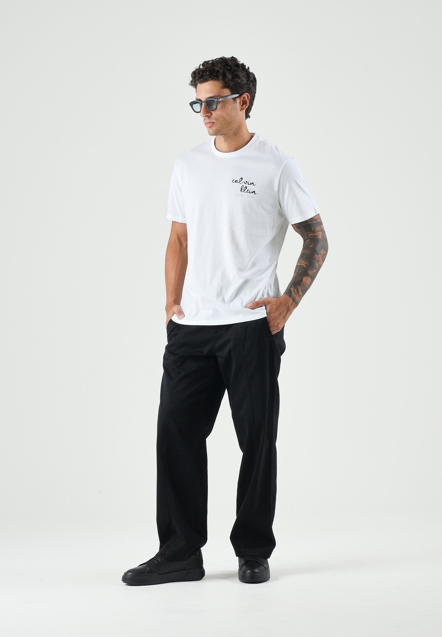 CALVIN KLEIN JEANS T-shirt manica corta, colore Bright White, bianco da uomo LV04RG837G YAF CALVIN KLEIN JEANS 
