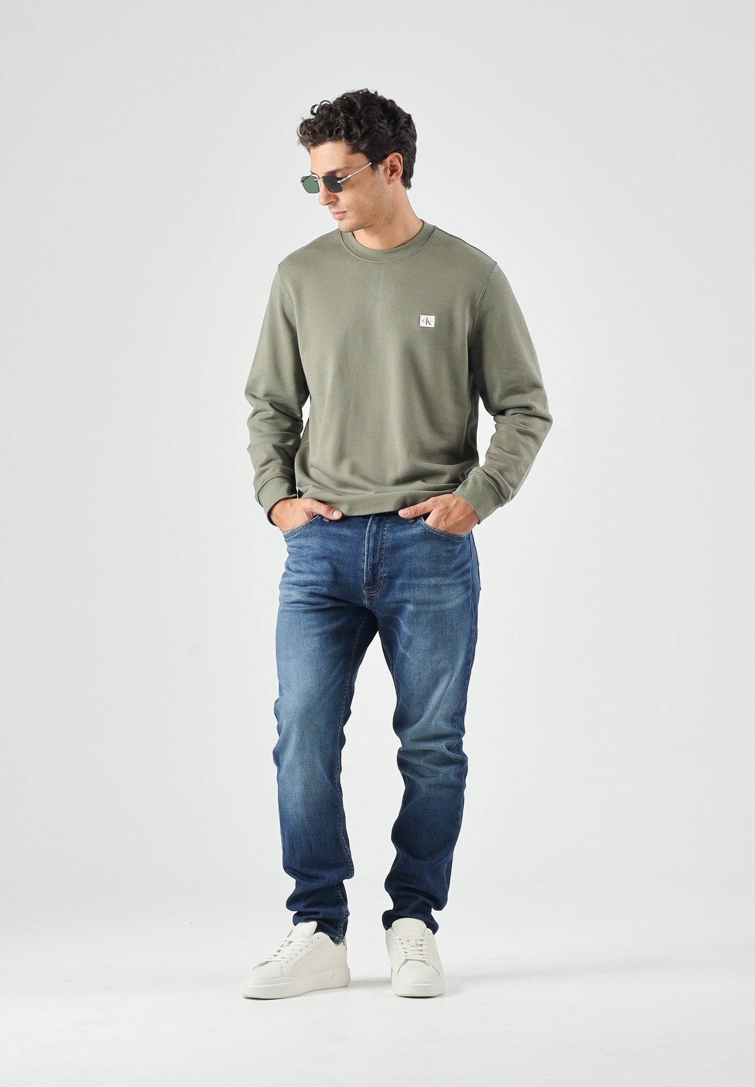 CALVIN KLEIN JEANS Jeans FADED CLASSIC ocean blu da uomo<BR/> LV04RG900G 4G5 CALVIN KLEIN JEANS 