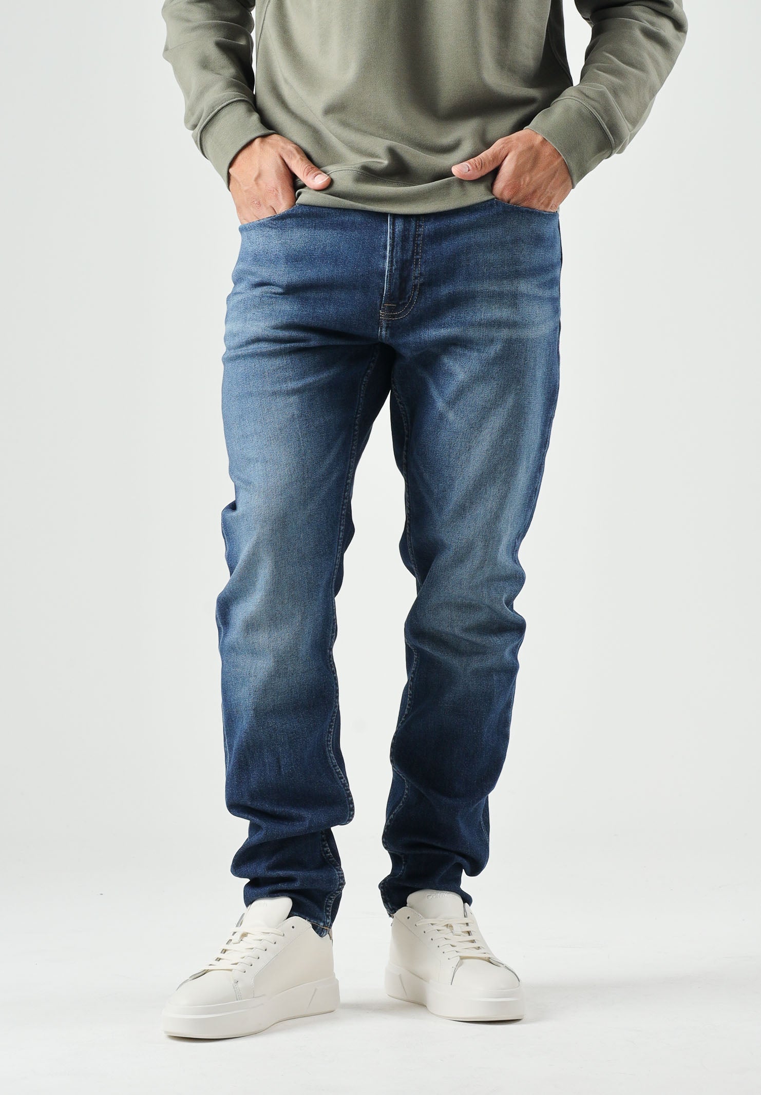 CALVIN KLEIN JEANS Jeans FADED CLASSIC ocean blu da uomo<BR/> LV04RG900G 4G5 CALVIN KLEIN JEANS 