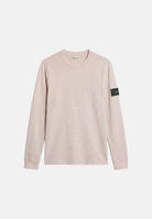 CALVIN KLEIN JEANS Felpa girocollo con logo beige rosato da uomo LV04RJ209G PDJ CALVIN KLEIN JEANS 
