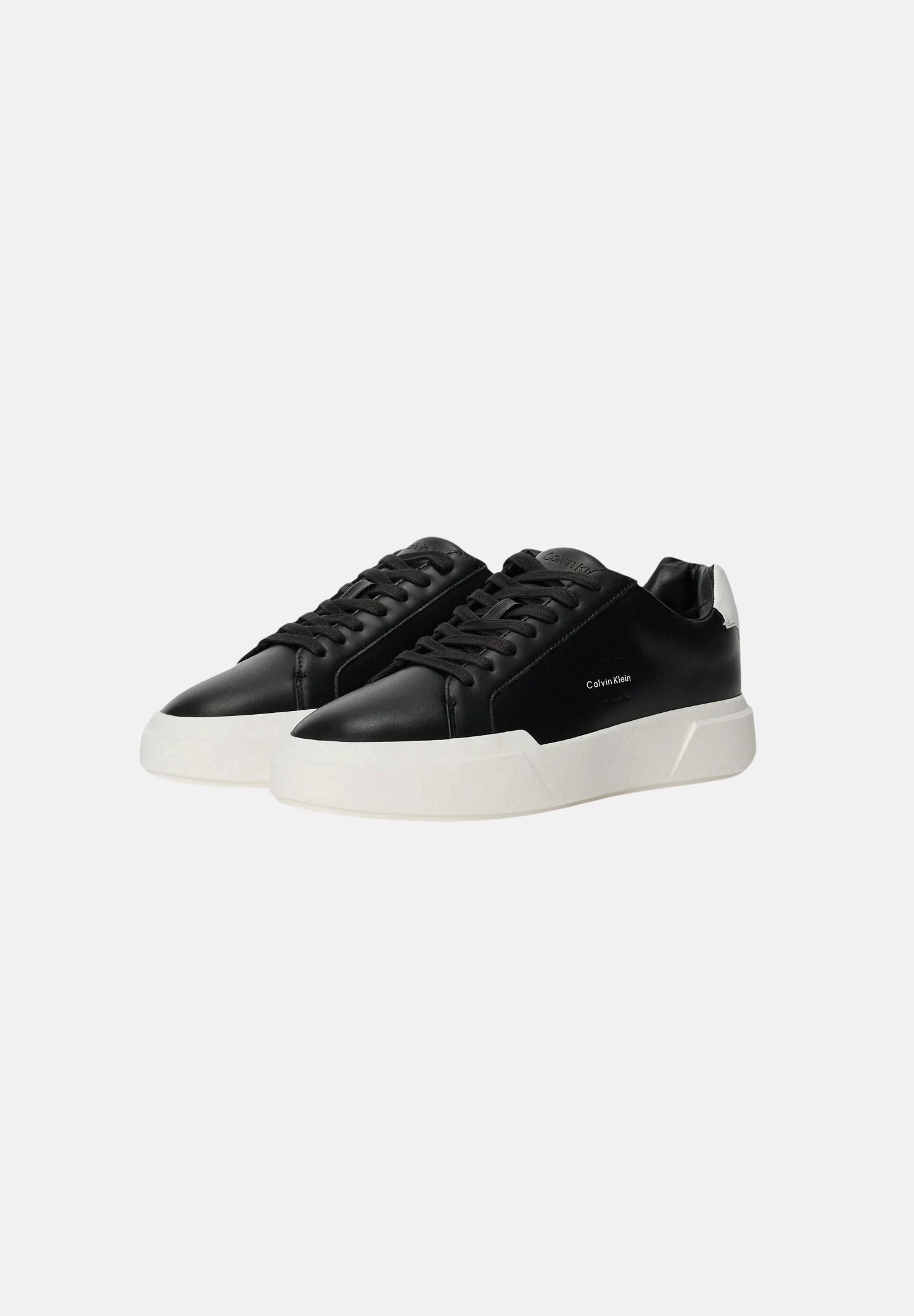 CALVIN KLEIN JEANS Sneacker CHUNKY CUPSOLE LACE nere e bianche da uomo YM0YM01344 06W CALVIN KLEIN JEANS 