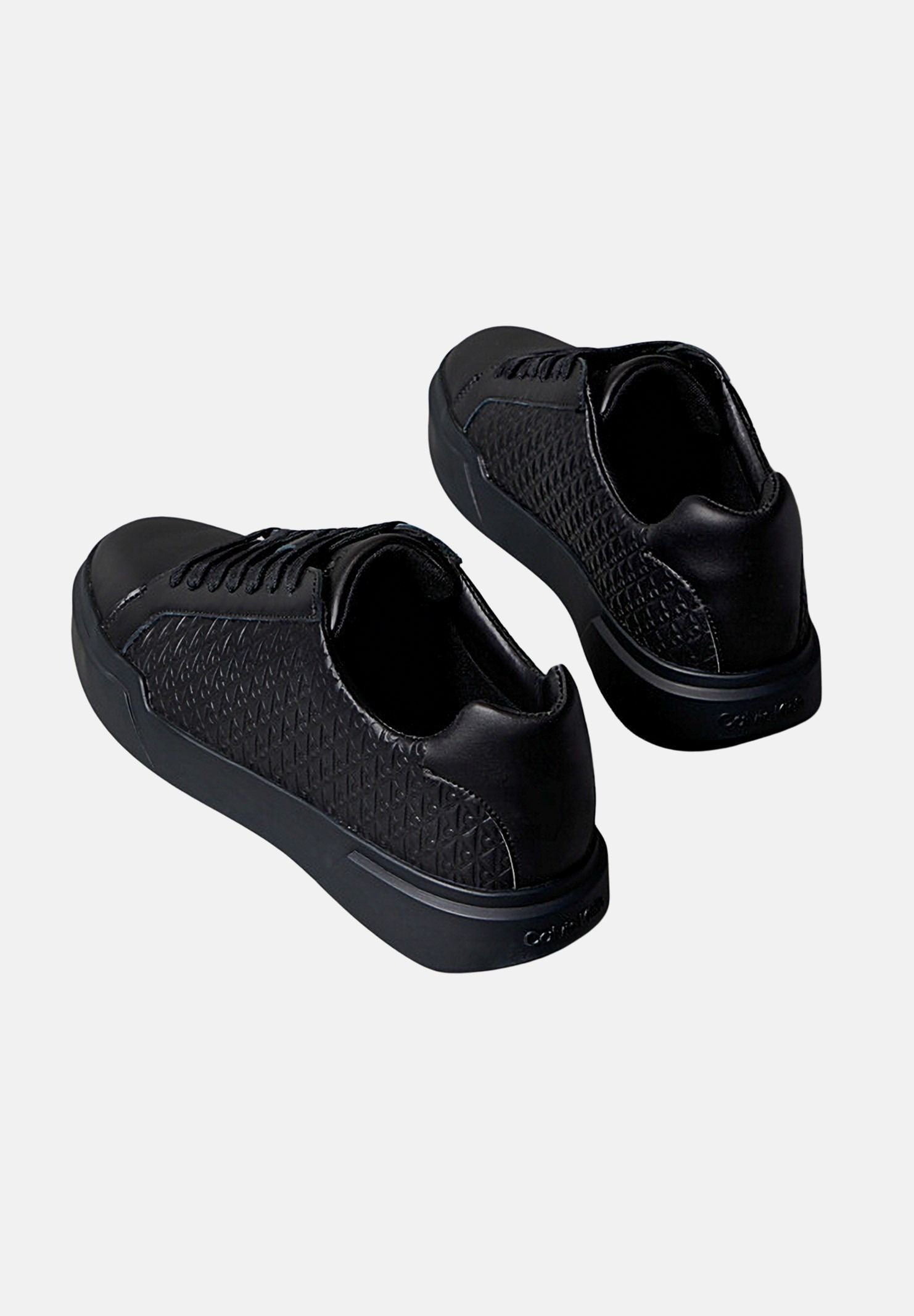 CALVIN KLEIN JEANS Sneakers DURABLE TRACTION, nere da uomo<BR/>con motivo monogramma CK all-over in rilievo YM0YM01383 0GJ CALVIN KLEIN JEANS 