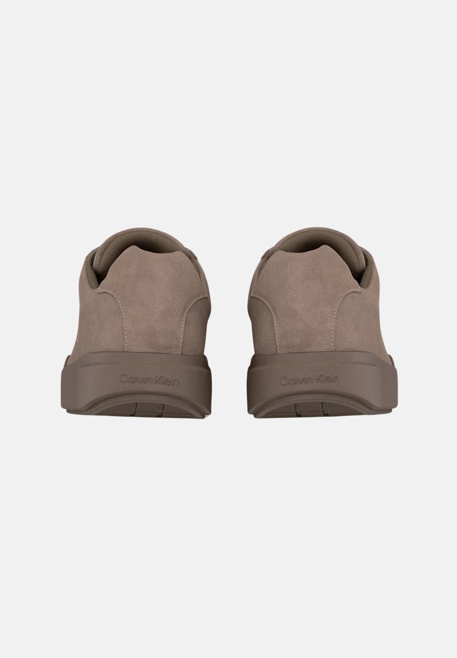 CALVIN KLEIN JEANS Sneackers CK AVENUE taupe-tortora da uomo con logo laterale <BR/> YM0YM01453 PBO CALVIN KLEIN JEANS 