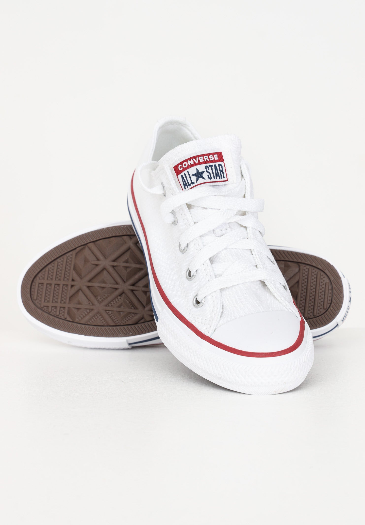 CONVERSE Sneakers Chuck Taylor All Star Classic bianche per bambino e bambina 3J256C . CONVERSE 