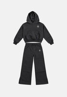CONVERSE Tuta RELAXED HOODIE & PANT SET grigio antracite da bambina 4CK121 GDA CONVERSE 